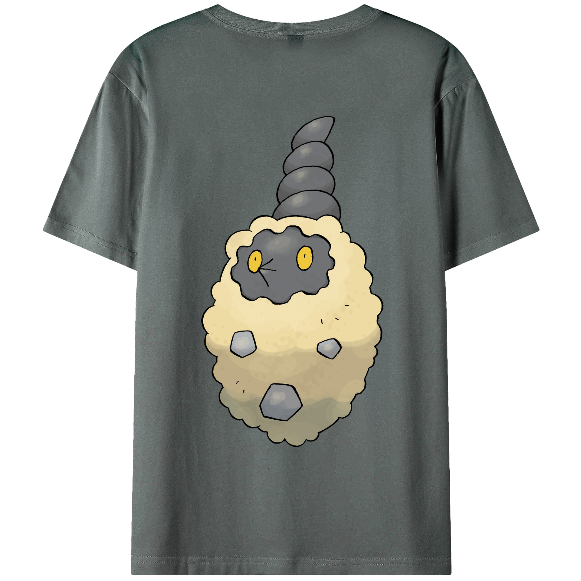 （画像用） ポケットモンスター Pokémon 綿100％ メンズ半袖Tシャツ（バックプリント） 通気性